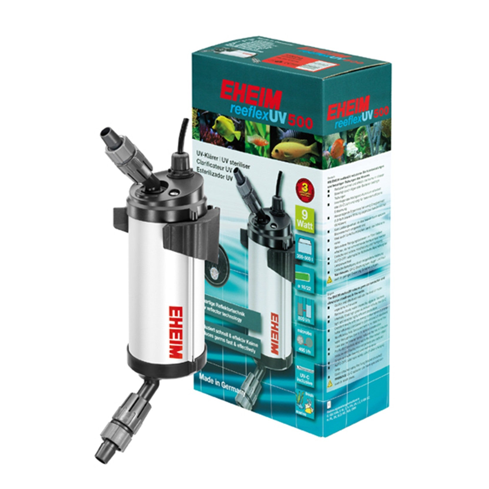 けんけん虫　EHEIM reeflex UV500 UV殺菌灯 9W EHEIM エーハイム リーフレックスUV殺菌灯 500 (適合水量300