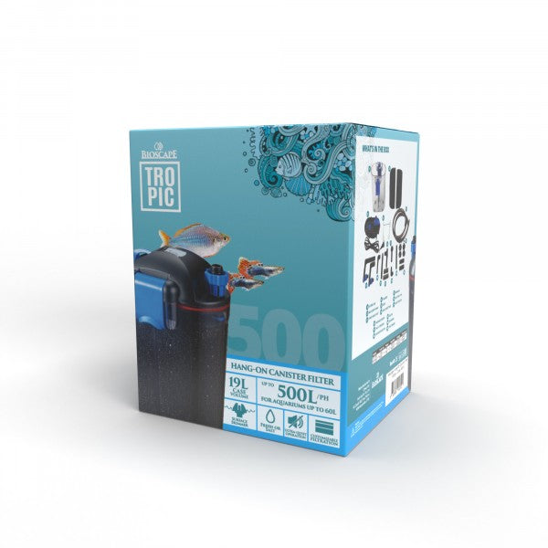 Bioscape Hang On Canister Filter 500lph – Nature Aquariums