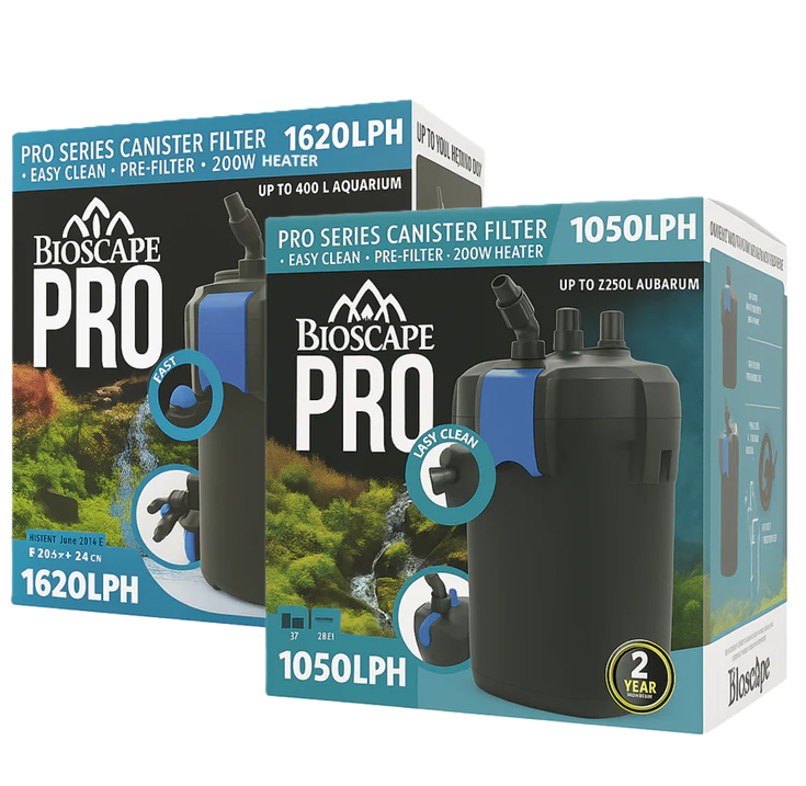 Bioscape 1620lph & 1050lph Aquarium Canister Filters