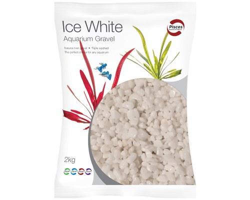 Pisces Ice White Gravel - Nature Aquariums
