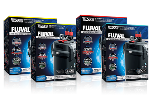 Fluval 407, 307, 207 and 107 filters
