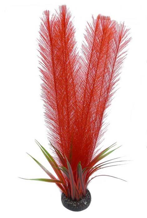20” Feather Fern & Rush (Red) - Nature Aquariums