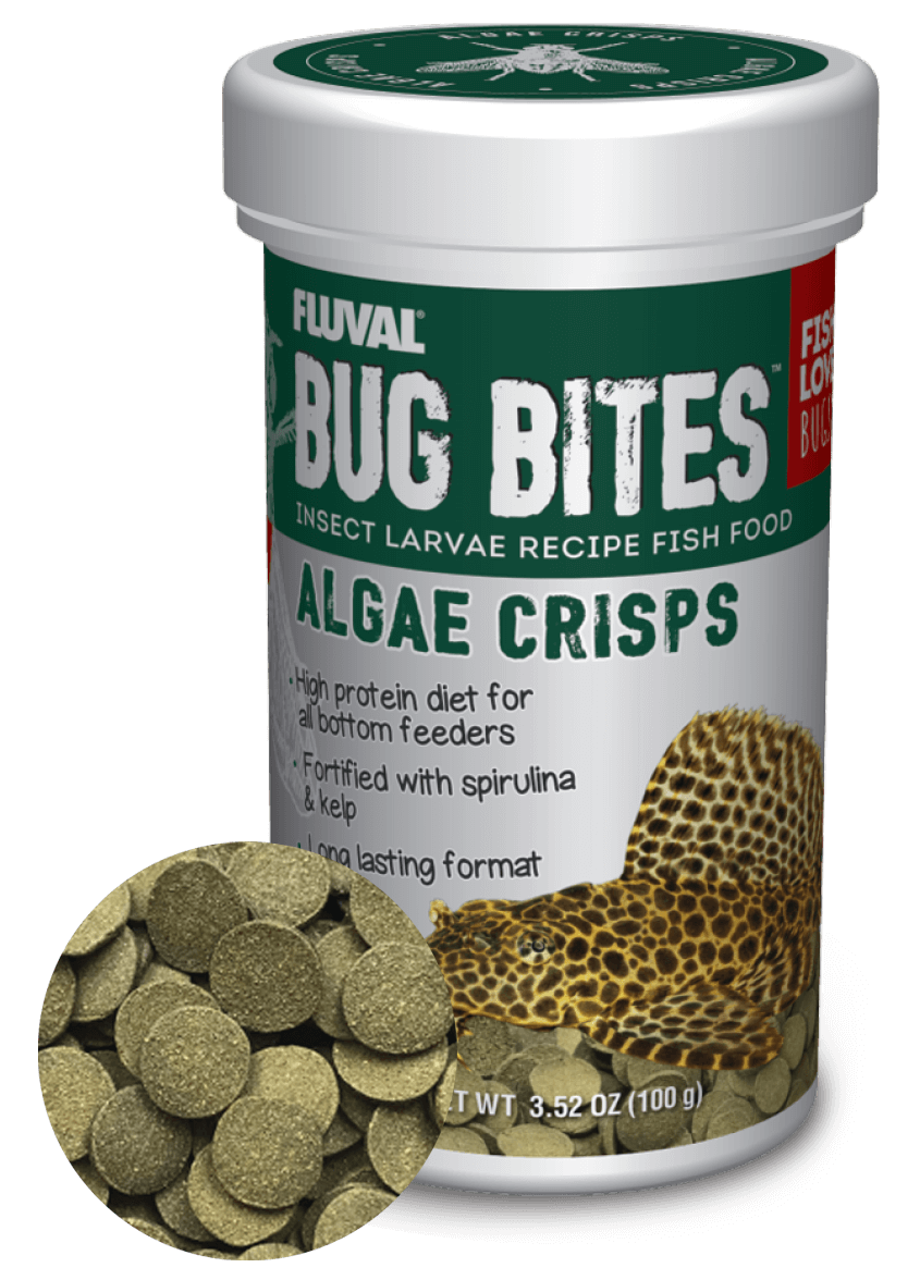 Fluval Bug Bites Algae Crisps – Spirulina Wafers For Bottom Feeders 5 thumbnail image