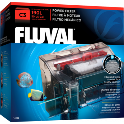 Fluval C3 Hang On Filter - up to 190 litre - Nature Aquariums