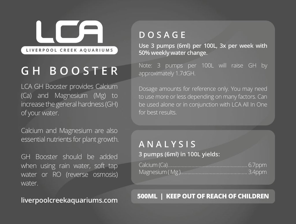 LCA GH Booster 500ml - Nature Aquariums