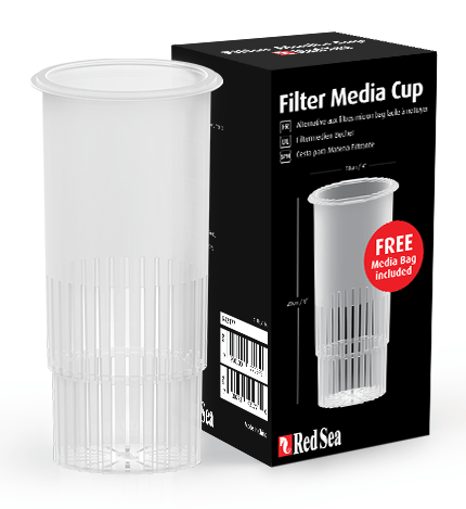 Red sea top filter media cup